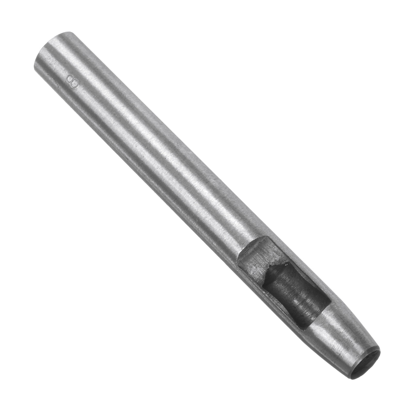8mm Hollow Punch Carbon Steel Round Hole Leather Crafts Punch Tool, 1 Pcs