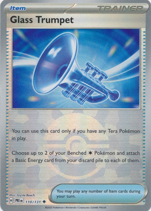 Glass Trumpet (Poke Ball Pattern) 110/131 Uncommon SV: Prismatic Evolutions