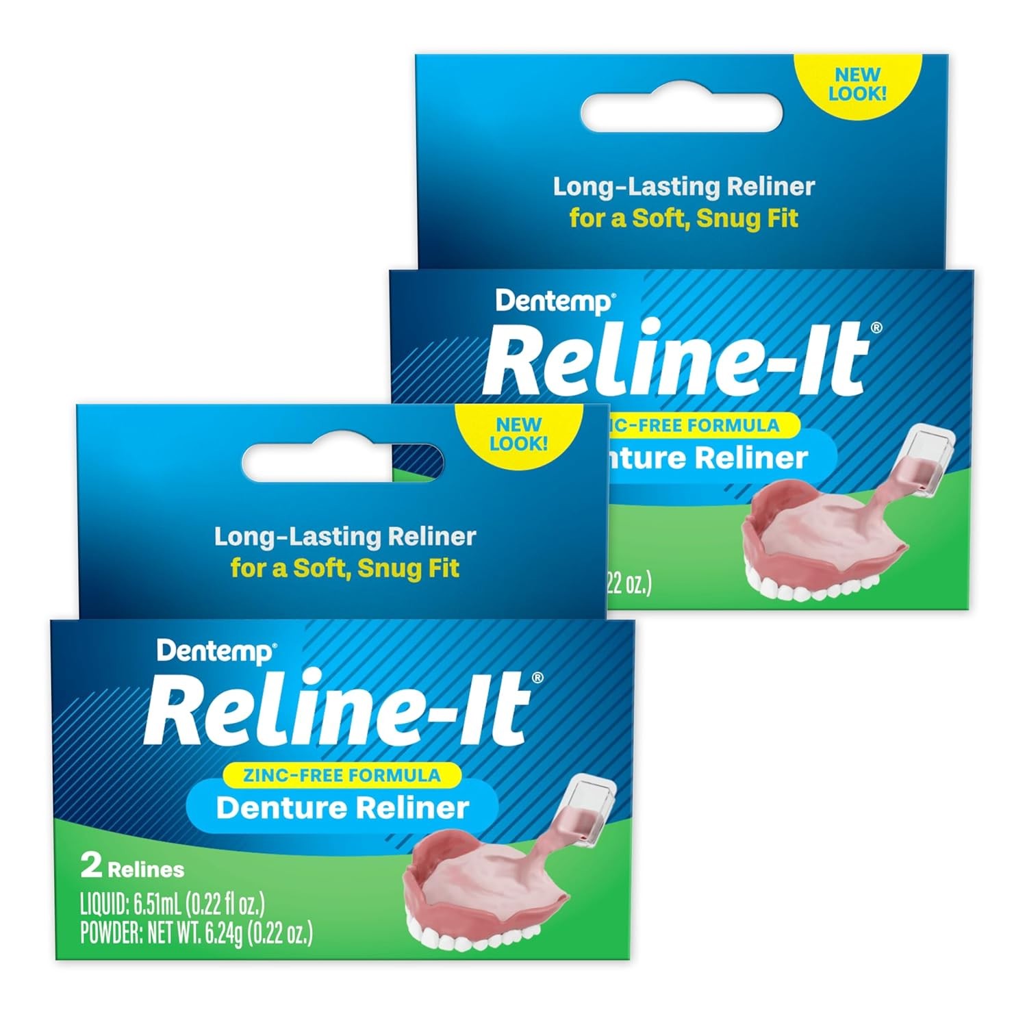 Dentemp Denture Reline Kit - Advanced Formula It Reliner...