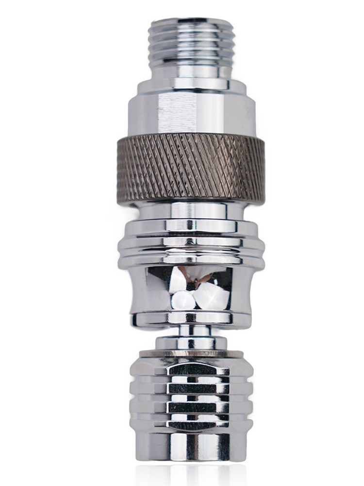 Chrome Plated Copper Diving Full Face Second Stage Adjuster Quick Connect