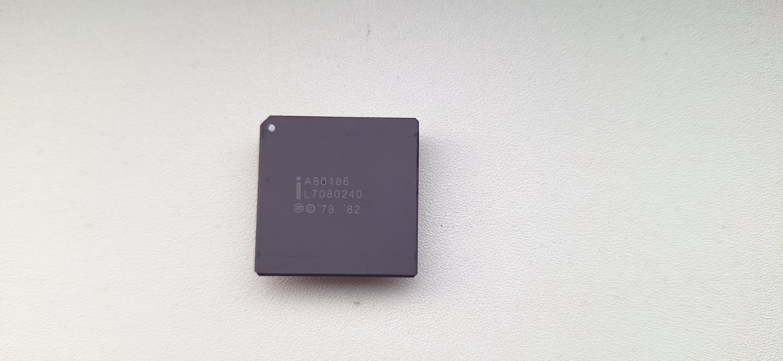 Intel A80186 rare PGA version 186 Intel 78 82 vintage CPU GOLD new QTY: 1