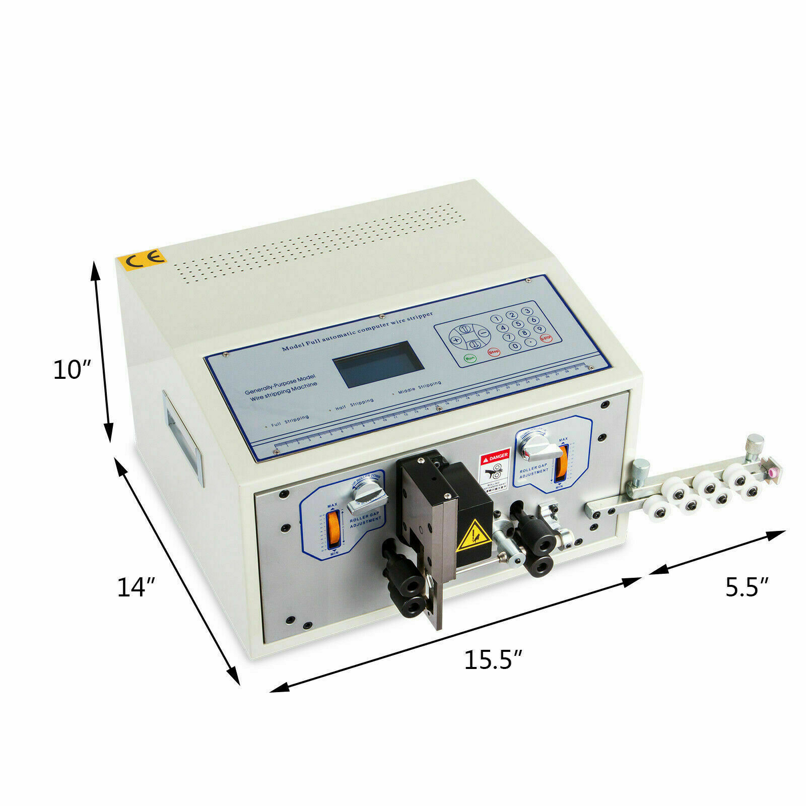 Automatic Computer Wire Stripping Cutting Peeling Machine Stripper 0.1-4.5mm² CE