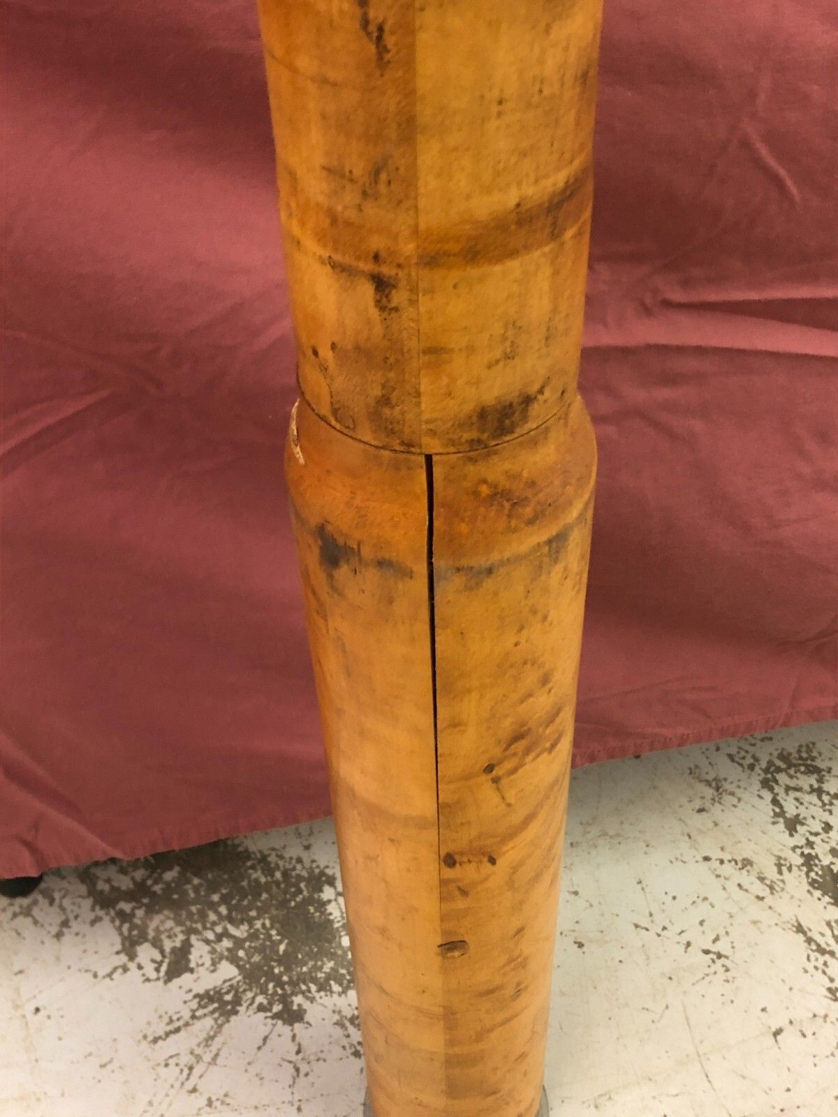 Vintage 1943 WW2 WWII US Navy Mk-6 Practice Wood Dummy Cartridge
