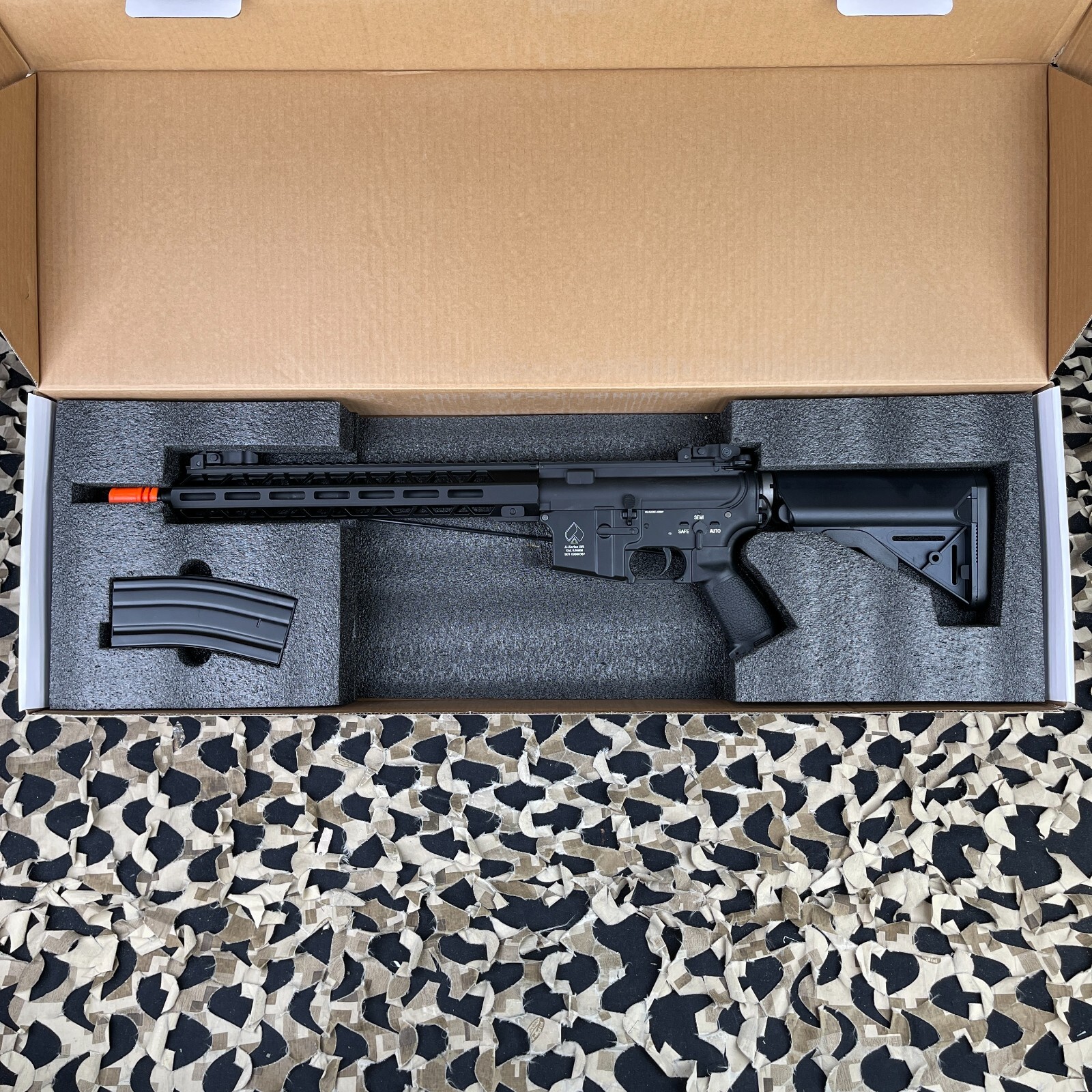 NEW Classic Army A-Series AV4 Carbine AEG Airsoft Gun - Black (50405)