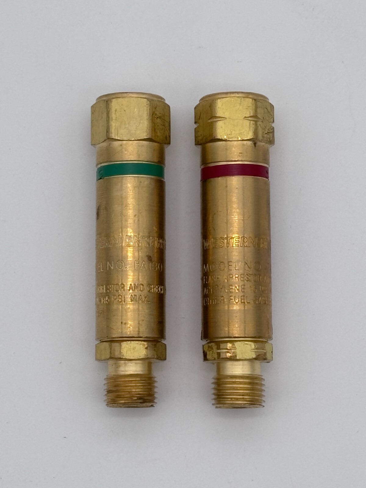 Western FA130 Oxygen & FA230 Acetylene Torch Flashback Arrestors