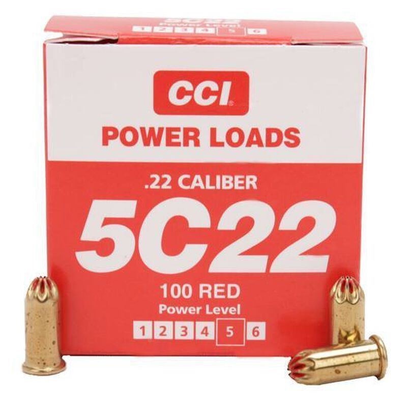 DT Systems .22 Caliber 4C22 Blank Power Loads 100 Red 100-120 Yards 88118