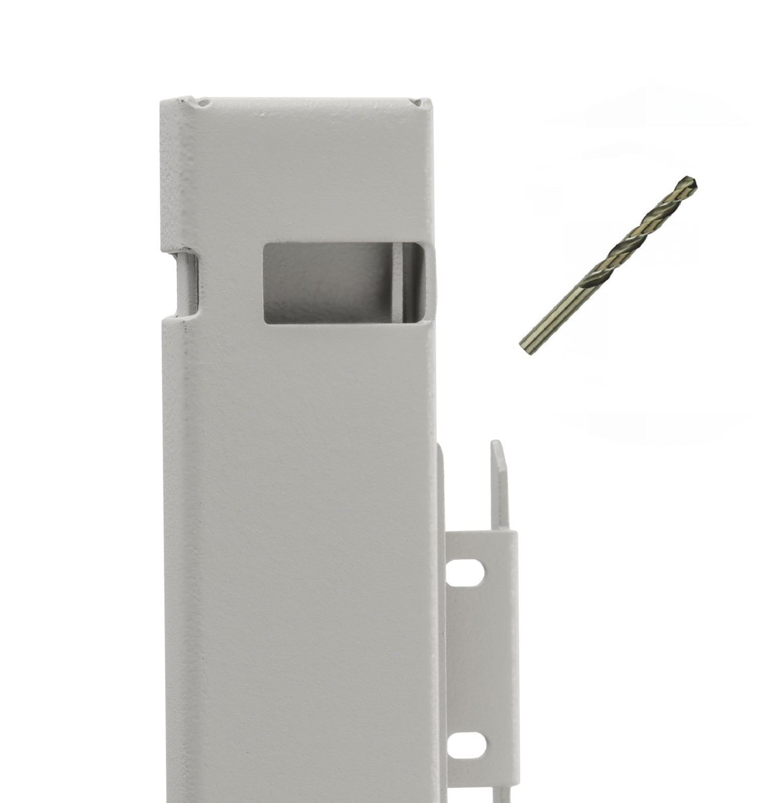 File Cabinet Locking Bar. Fits 3 Drawer File Cabinets. Includes Cobalt Drill ...