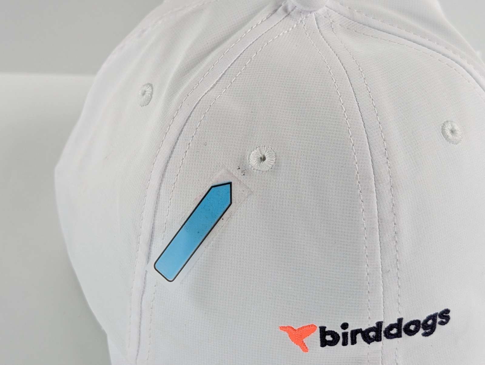 Birddogs Cap Hat Strapback White Adjustable Golf Breathable