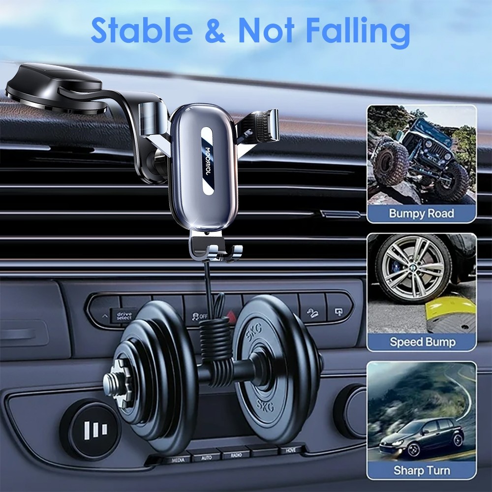 Universal 360° Car Phone Mount Holder For Cell Phone Samsung Galaxy iPhone etc..