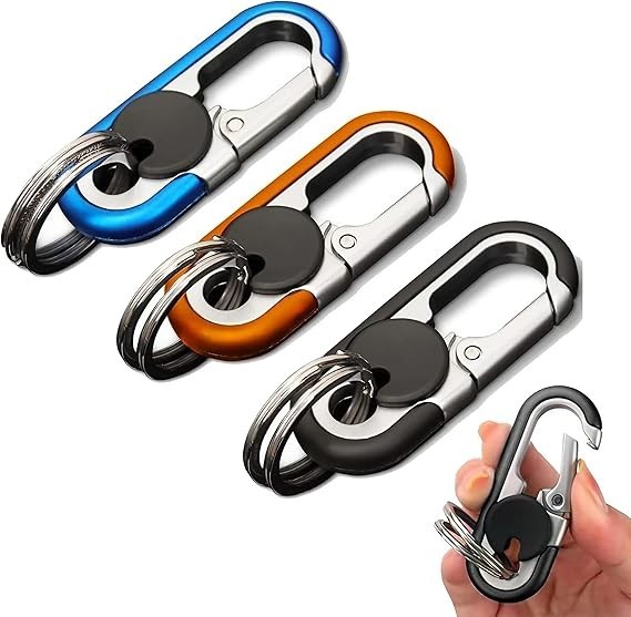 "Llavero coche hombre 3pcs acero inoxidable creativo personalizado regalo hombre