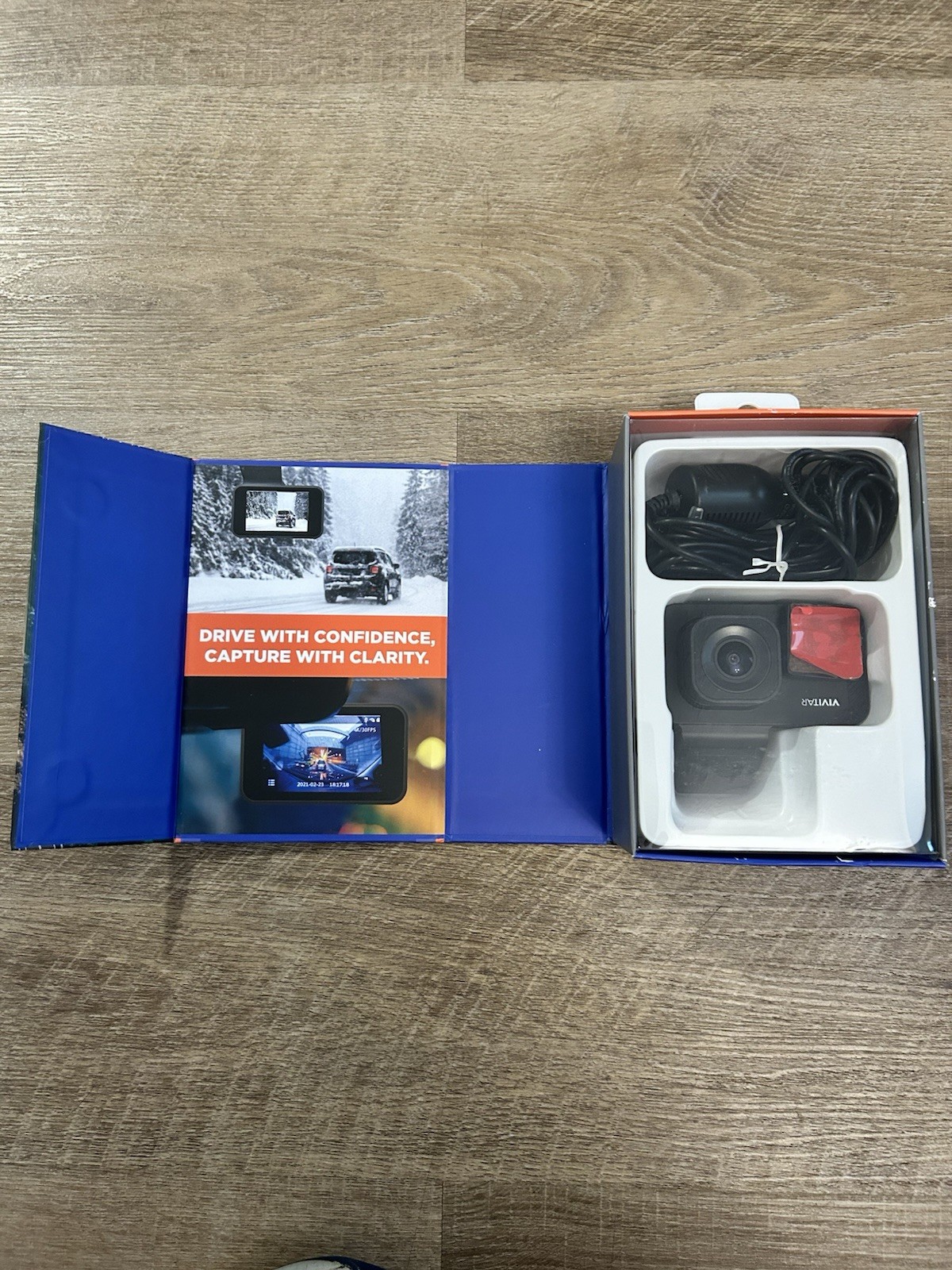 Vivitar 4K AI DriveCam Two-Way Dash Cam - WiFi GPS Smart Alerts Black NEW