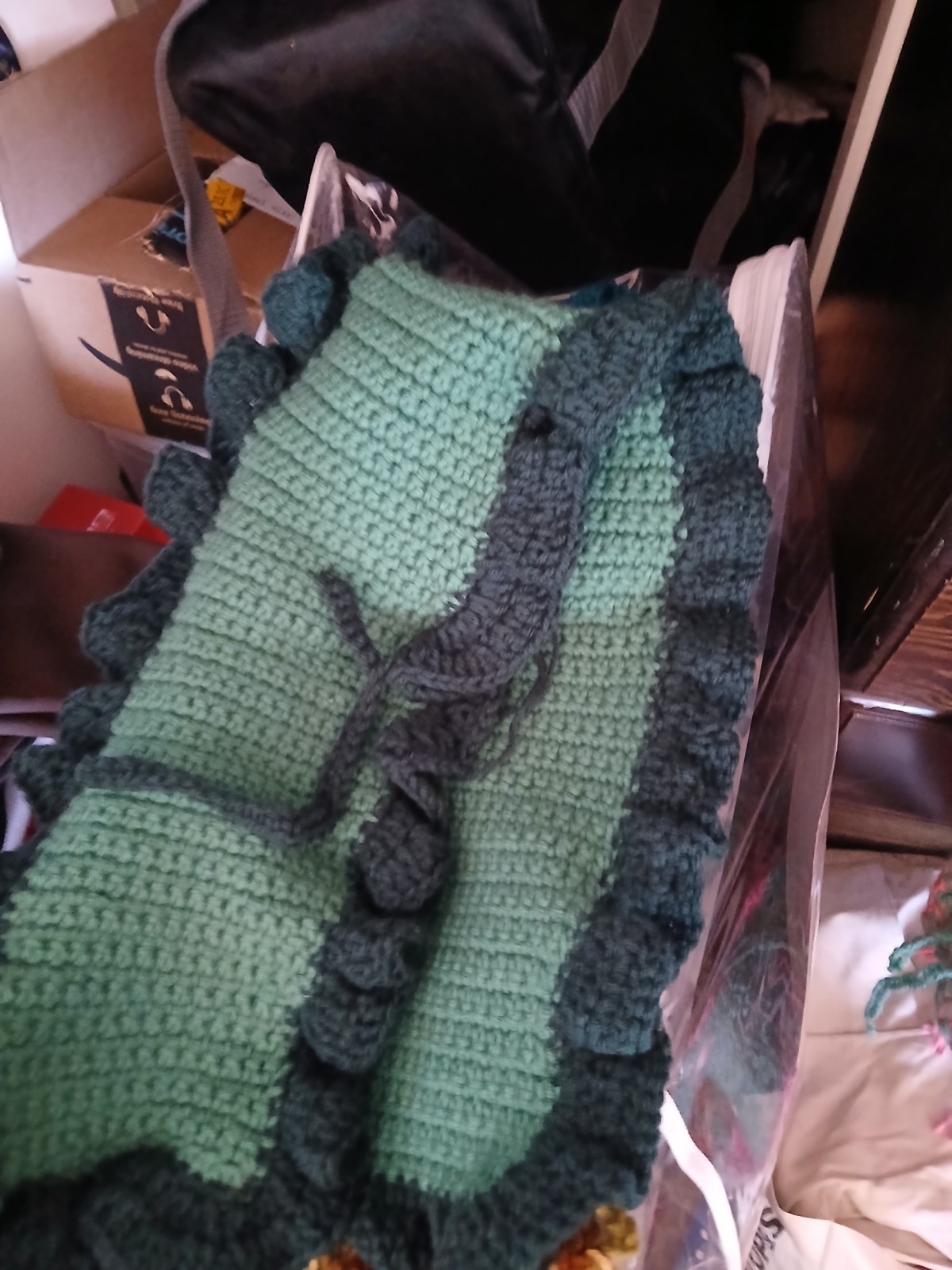 Unique hand made one of a kind scarf