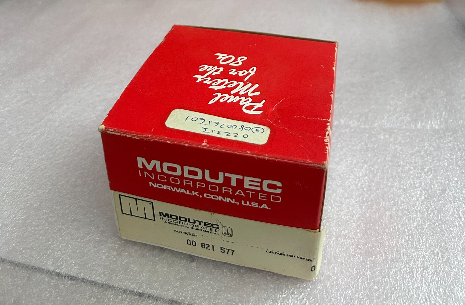 Modutec Panel Meter 00-821-577,  extrion for Varian CF3000/350D