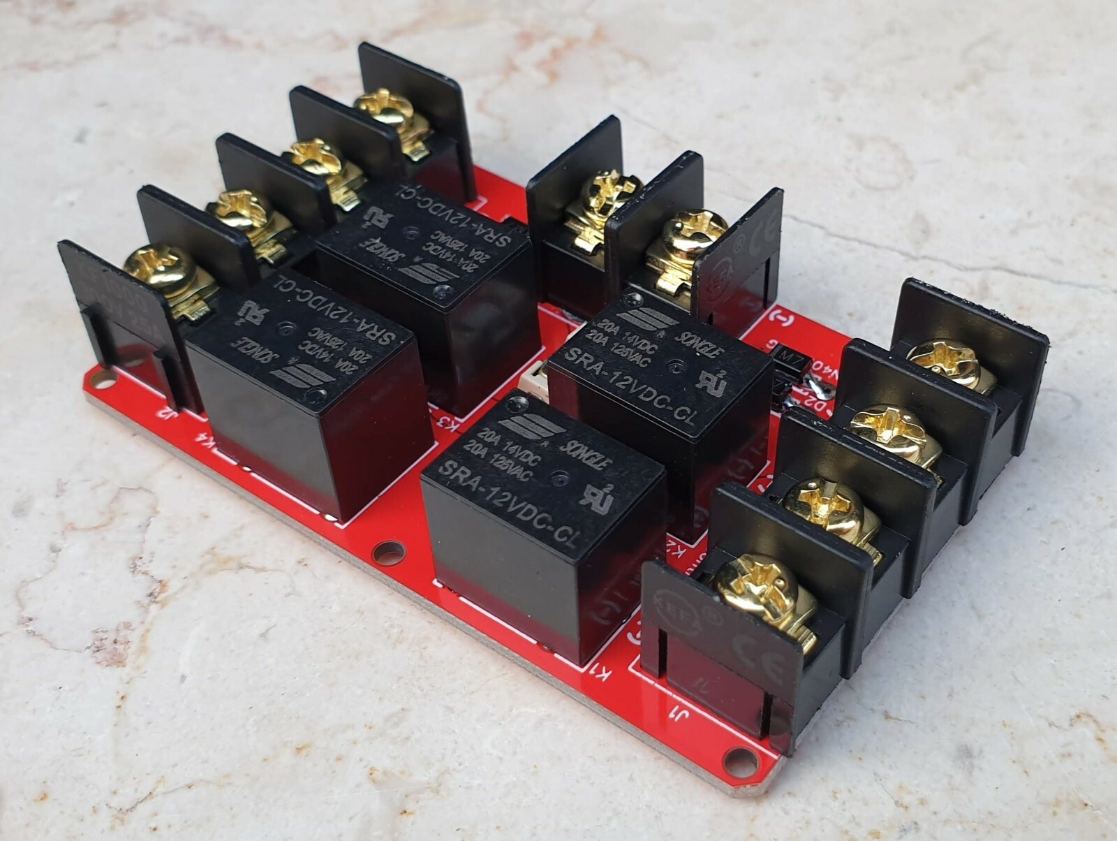 12V 20A Dual Channel Relay Module Solar PV Panel Sun Tracking Control Board DIY