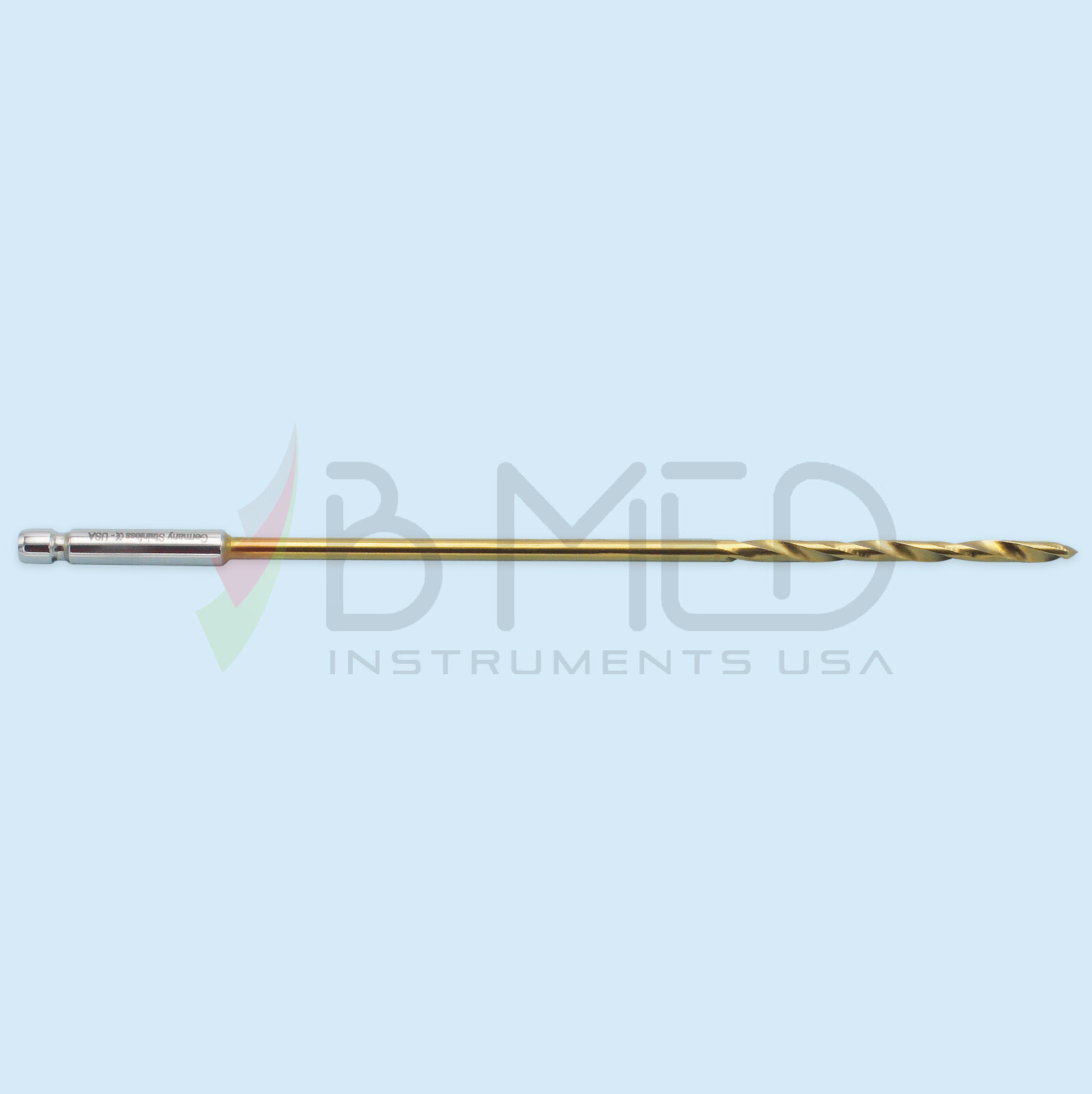 Orthopedic Bone Drill Bit 2.7 mm Titanium Coated Quick Connect Quick Coupling
