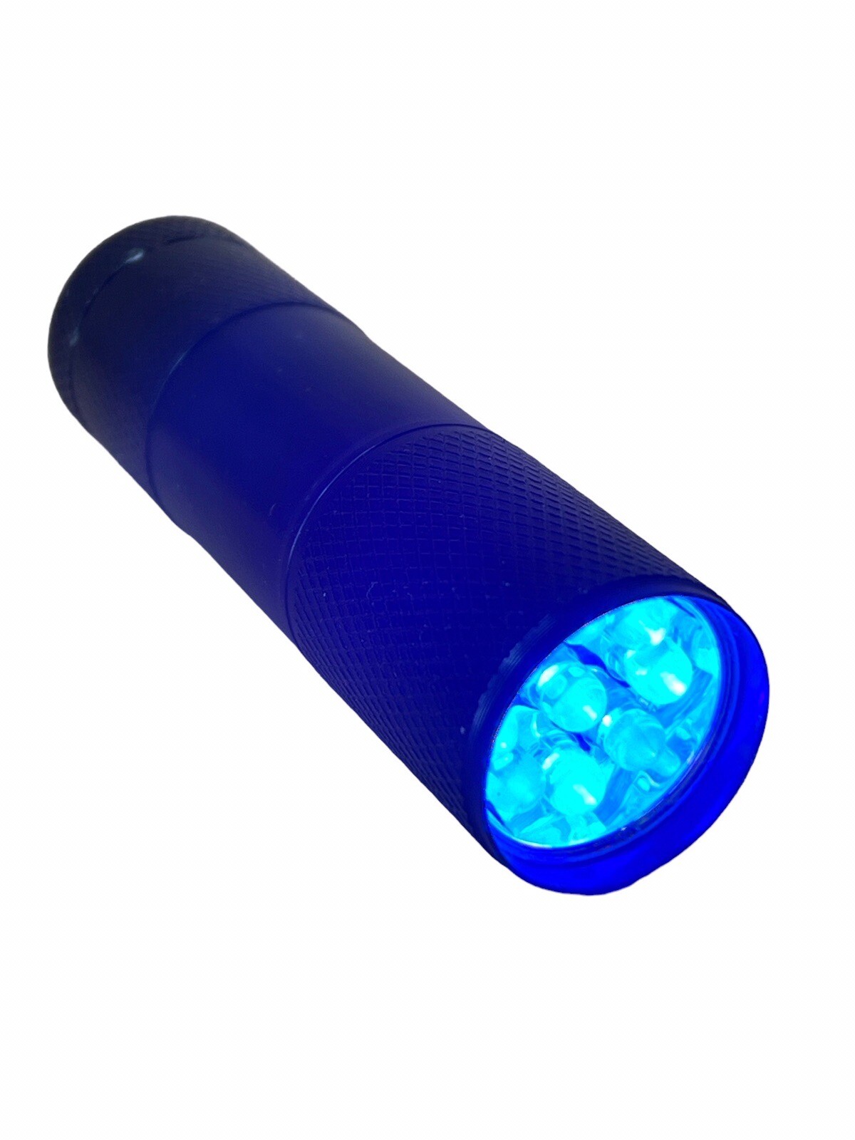 8oz Bright BLUE UV Blacklight Reactive Invisible Ink + 9 Led UV Light