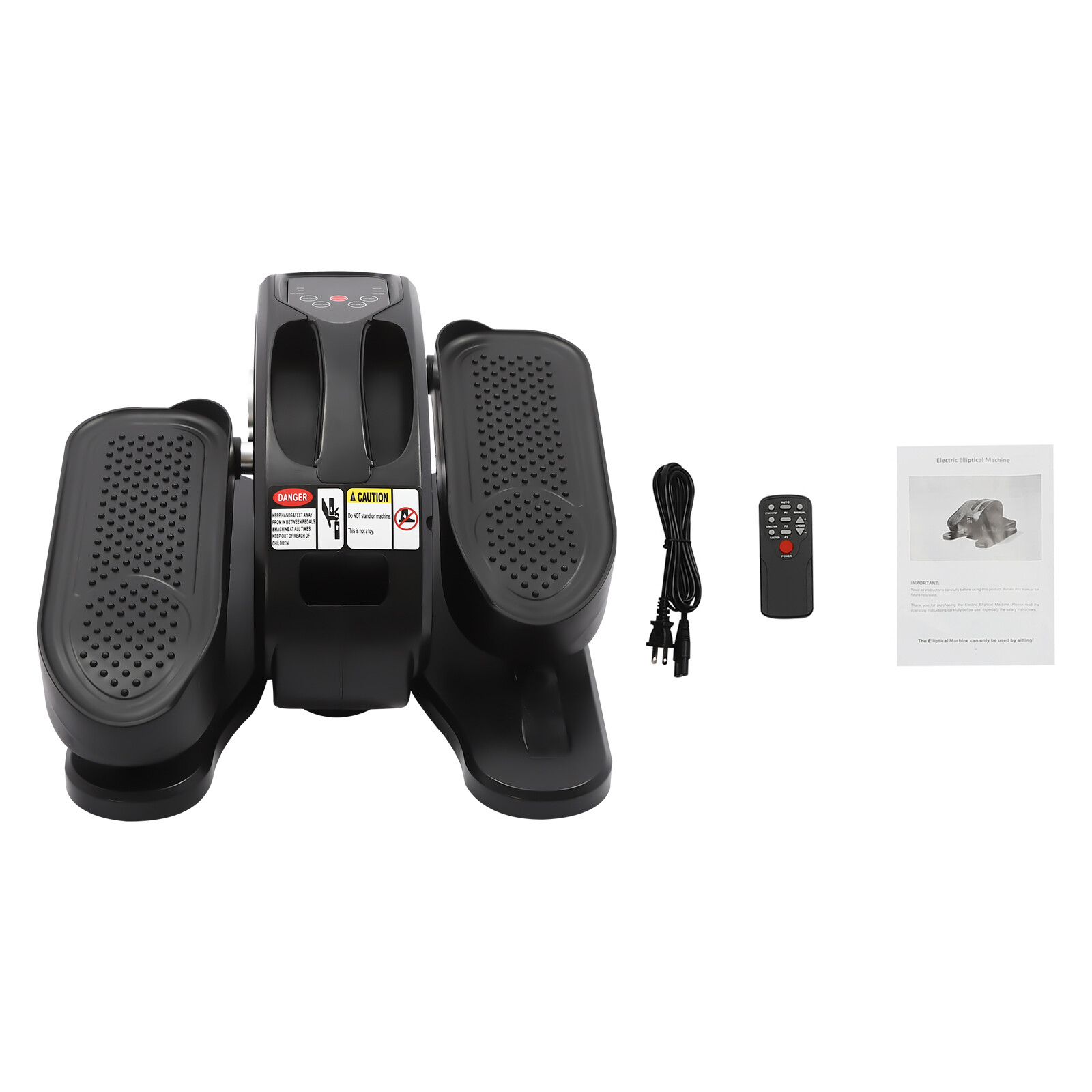 Mini Under Desk Electric Elliptical Machine w/ Remote, LED, 5-Speed