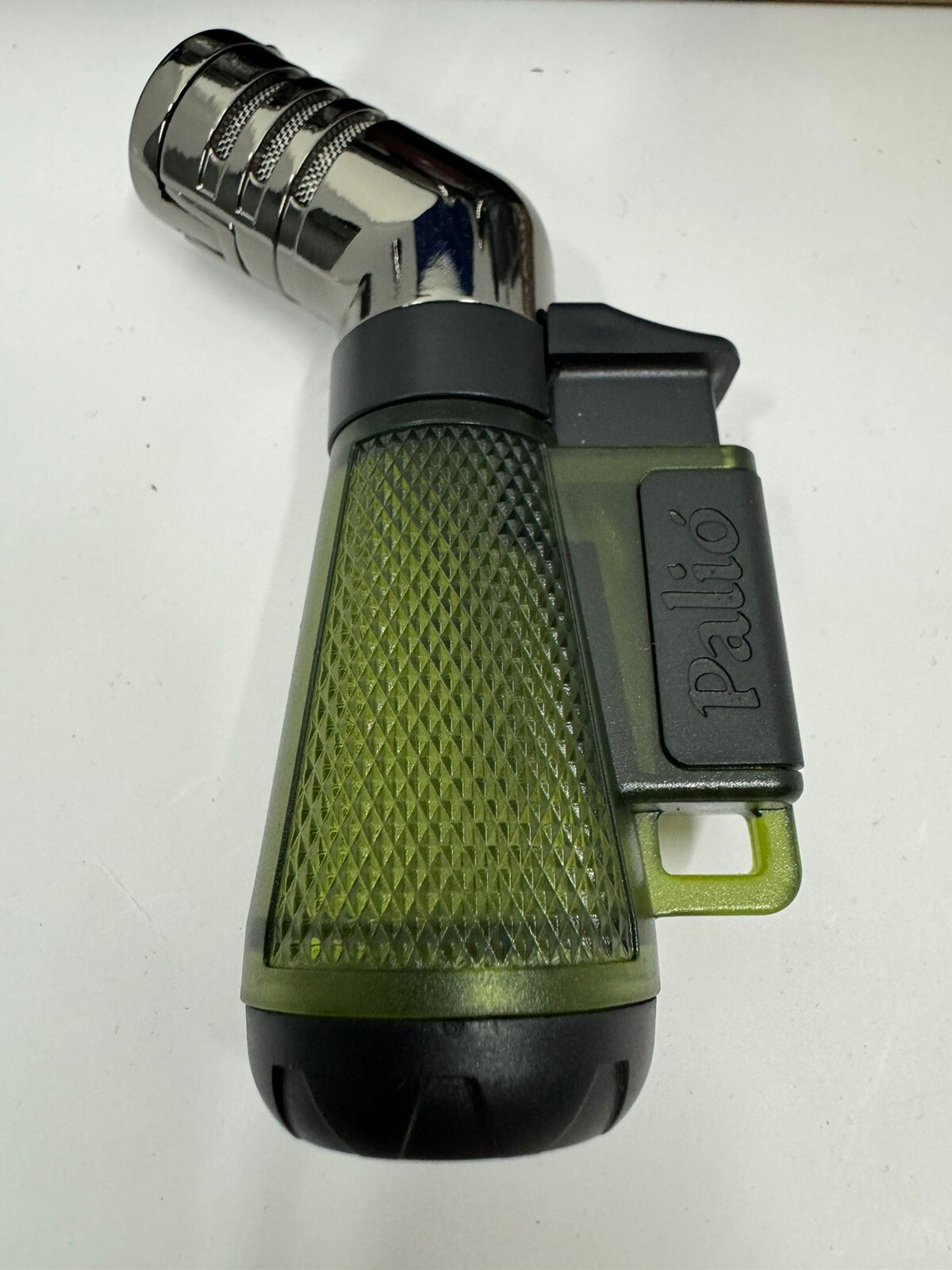 Palió Squadra Triple Jet Angled Flame Cigar Torch Lighter  - Green - New