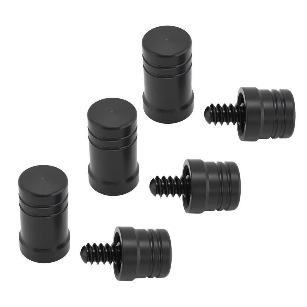 6 Sets 5/16 X 18 Joint Protectors/Joint Billiard Pool Cue Protector Black