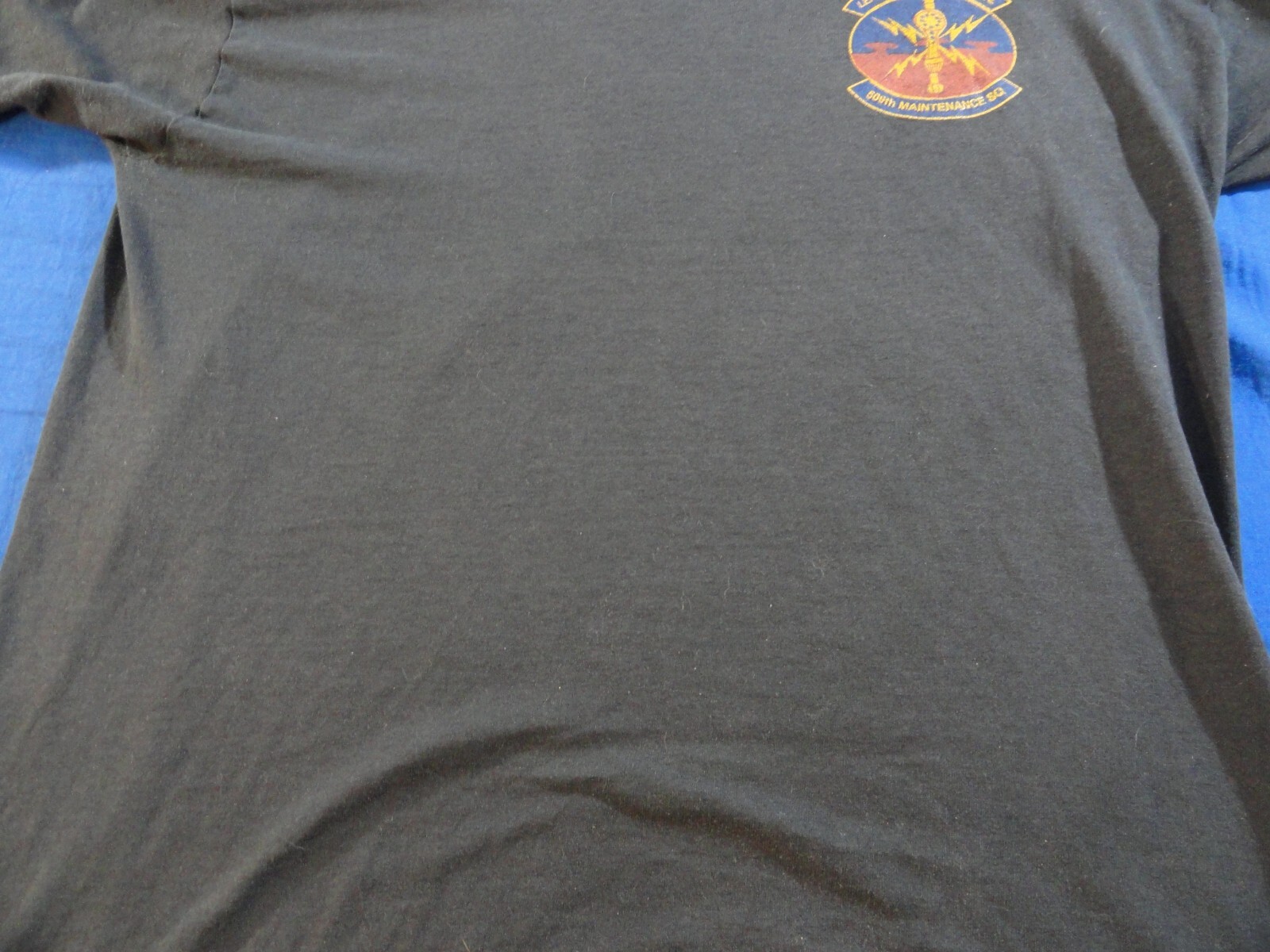 DISCONTINUED 509TH MAINTENANCE SQUADRON BLACK SHIRT LARGE