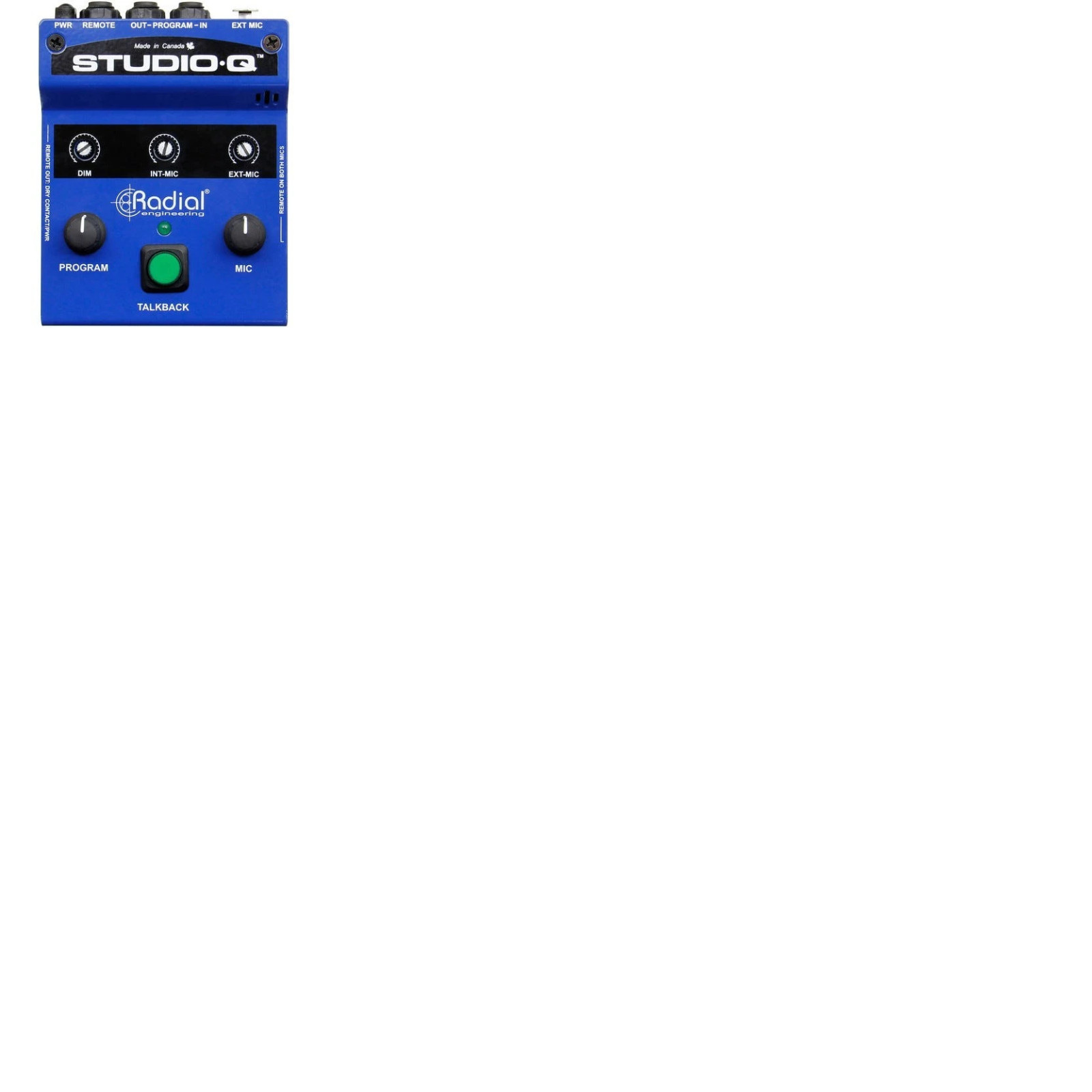 Radial Studio-Q Desktop Cue & Talkback Controller STUDIOQ STUDIO Q