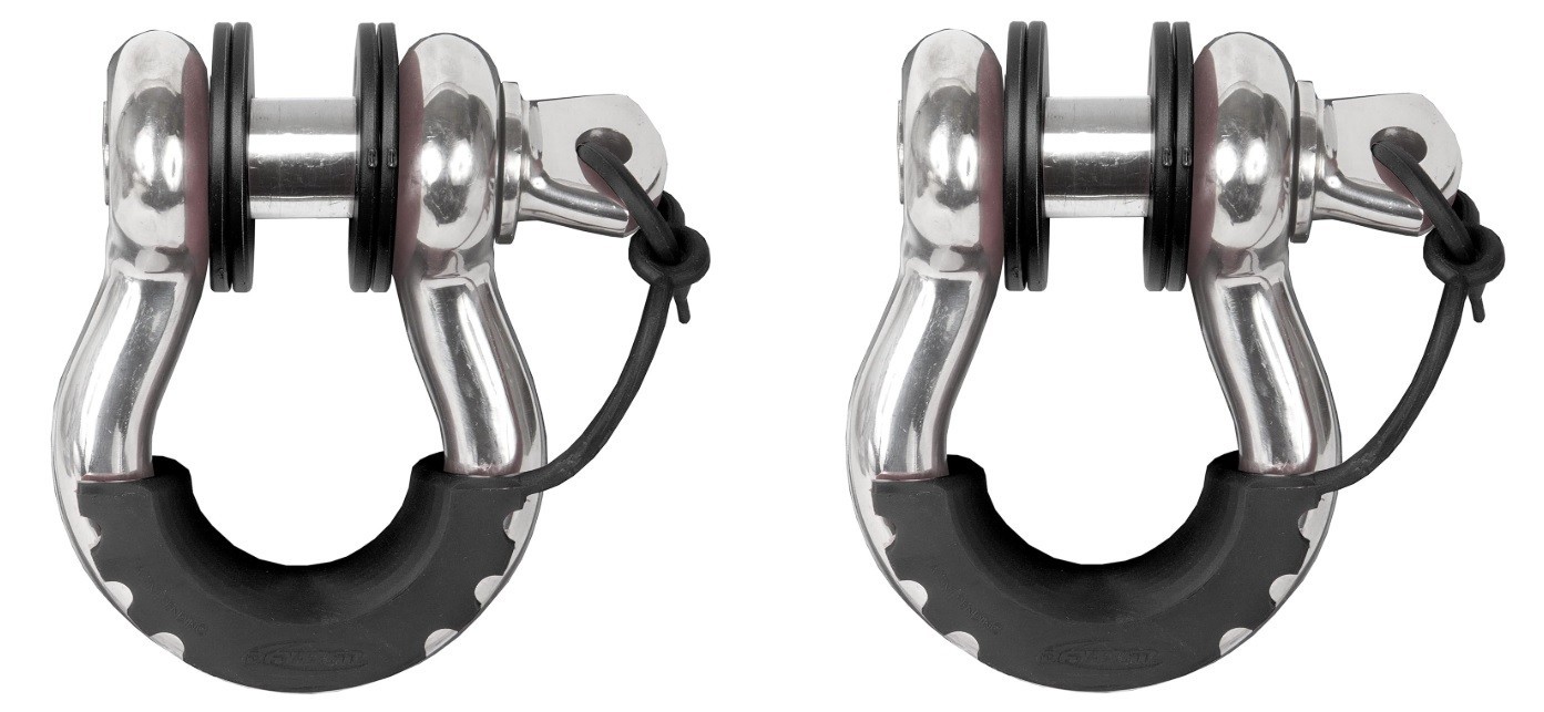 Daystar KU70059BK Black D-Ring Lock Kit for Truck Jeep Bronco Offroad Rig