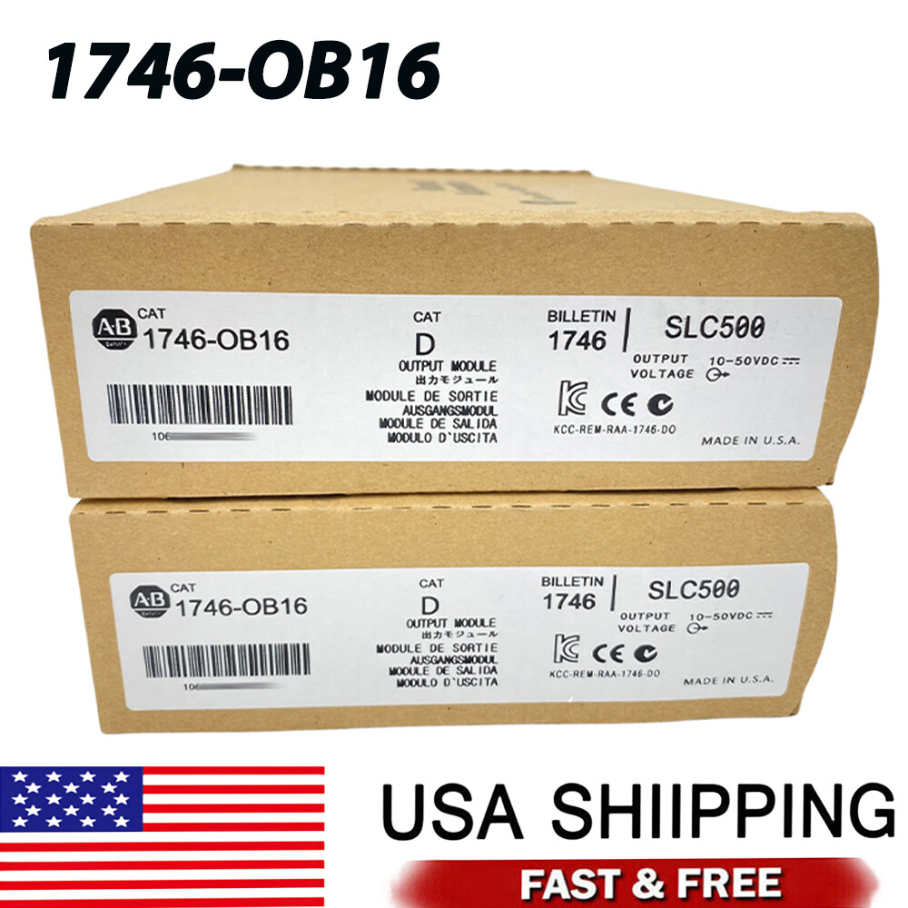 1746-OB16 AB Ser D SLC 500 16 Point DC Output Module 1746OB16 New Factory Sealed