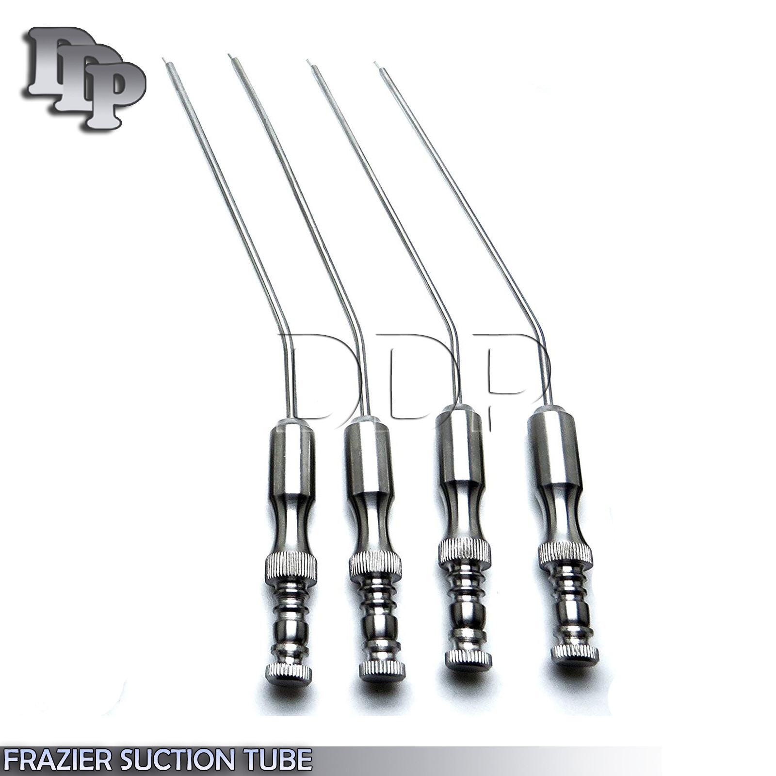 FRAZIER SUCTION TUBE ANGLED (SET OF 4) SURGICAL INSTRUMENTS