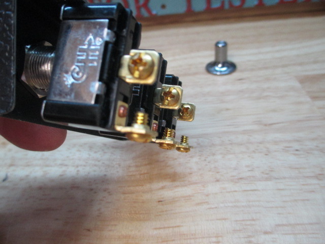RAT ROD TOGGLE SWITCH SET UP VINTAGE OLD DASH INSTRUMENT CLUSTER PANEL SCTA 25A