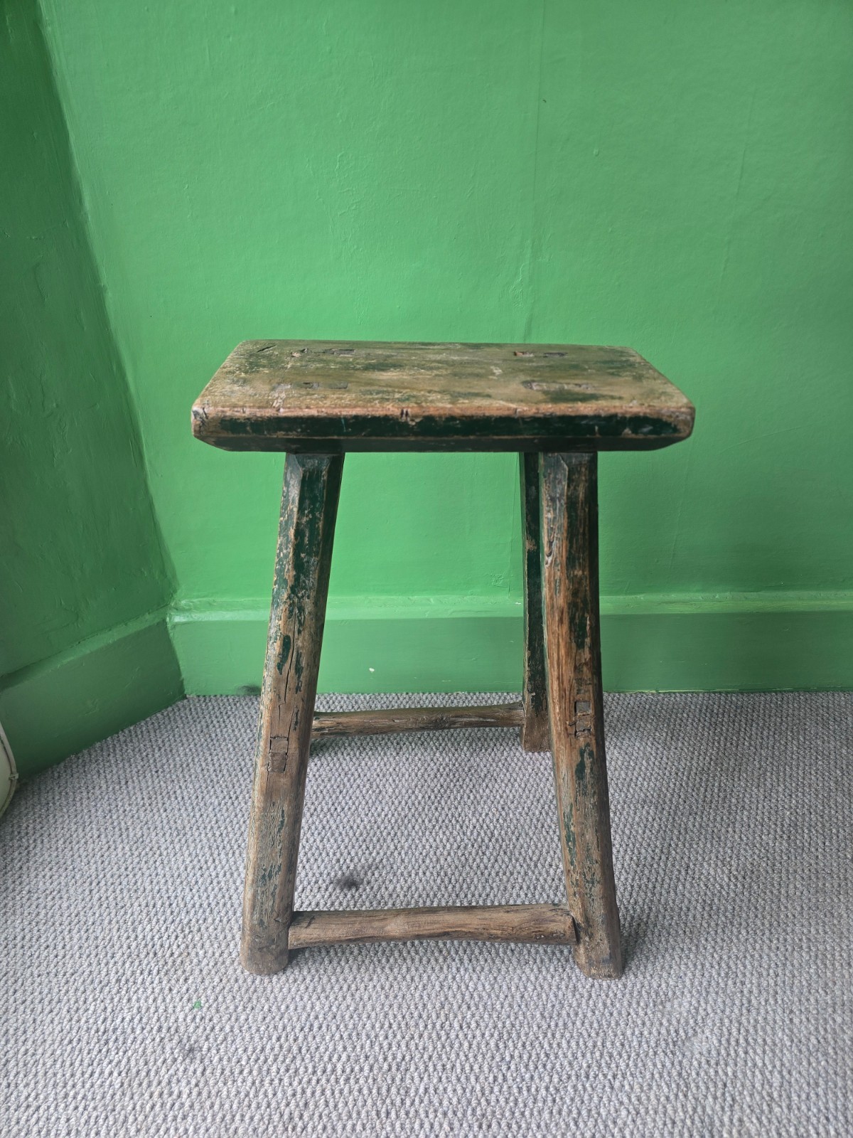 Stunning vintage workbench stool