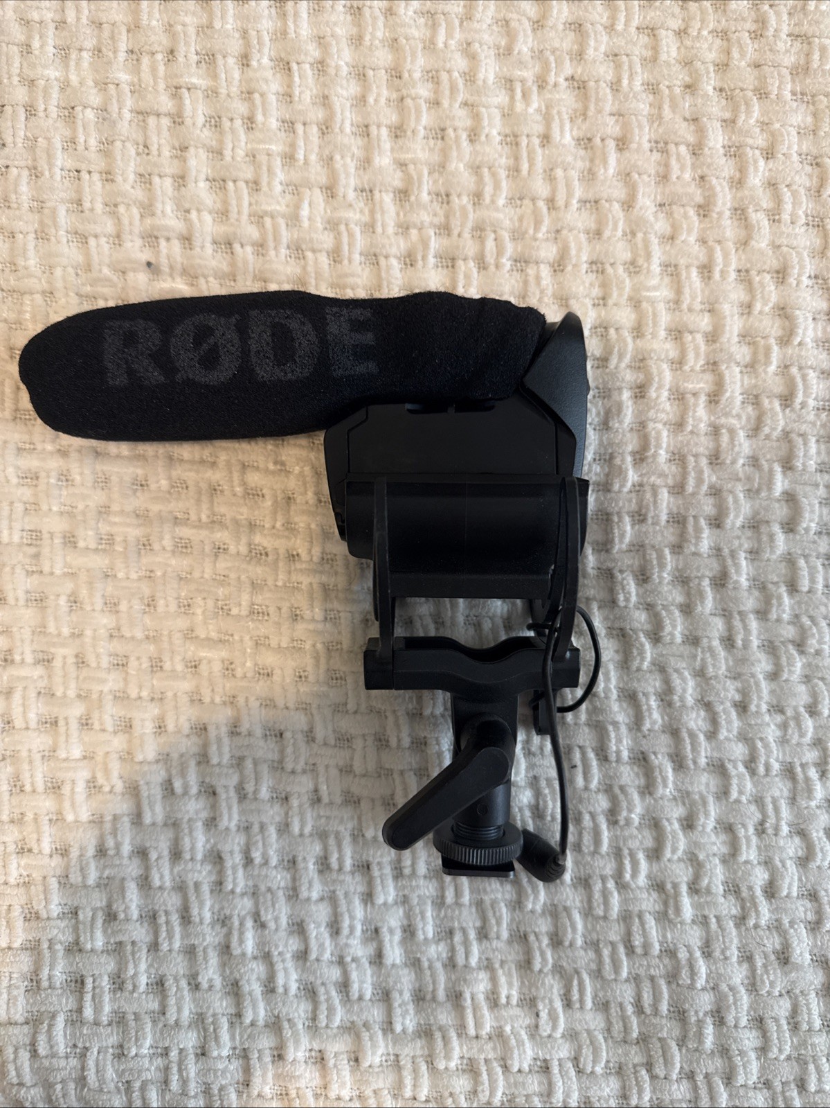 RODE VideoMic Pro with Rode Windshield and upgraded cold shoe mount