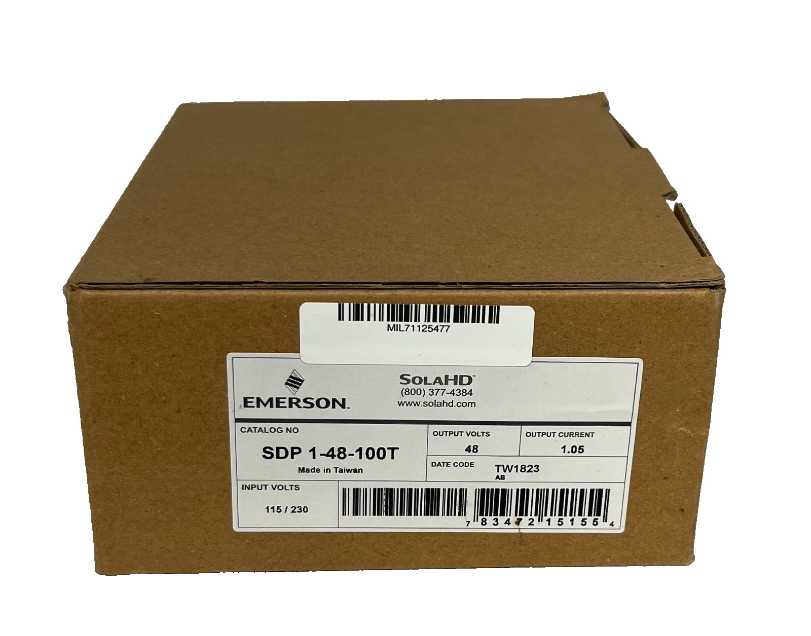 EMERSON SDP1-48-100T / SDP148100T, Exc. Cond.,Brand New