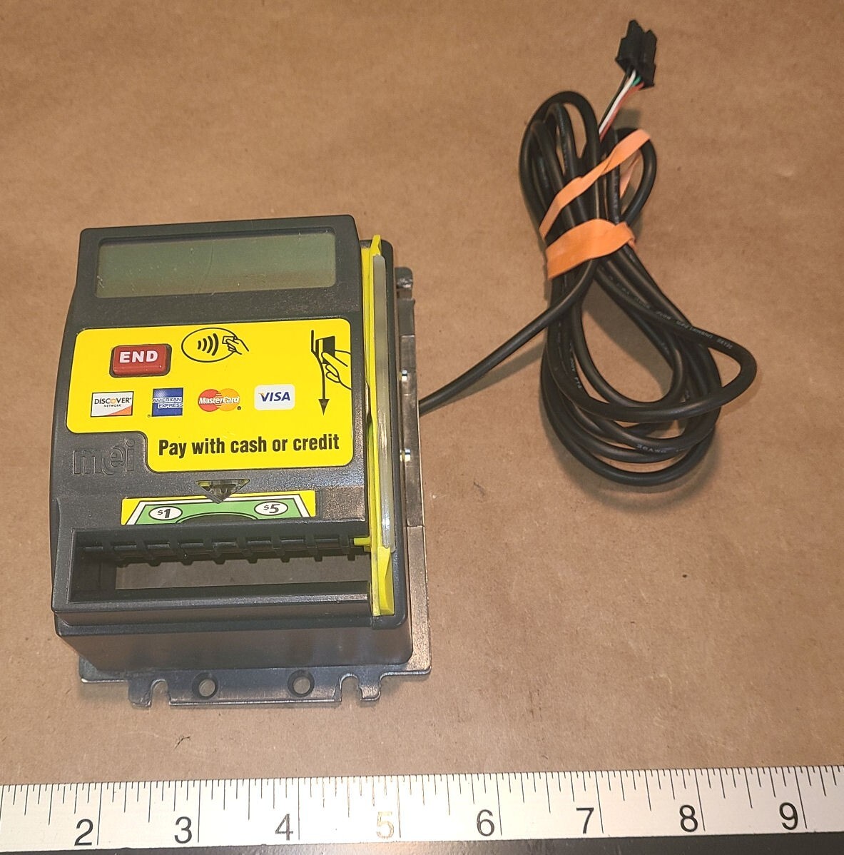 Mars MEI credit card reader part no. 250006366 damaged - Tested good