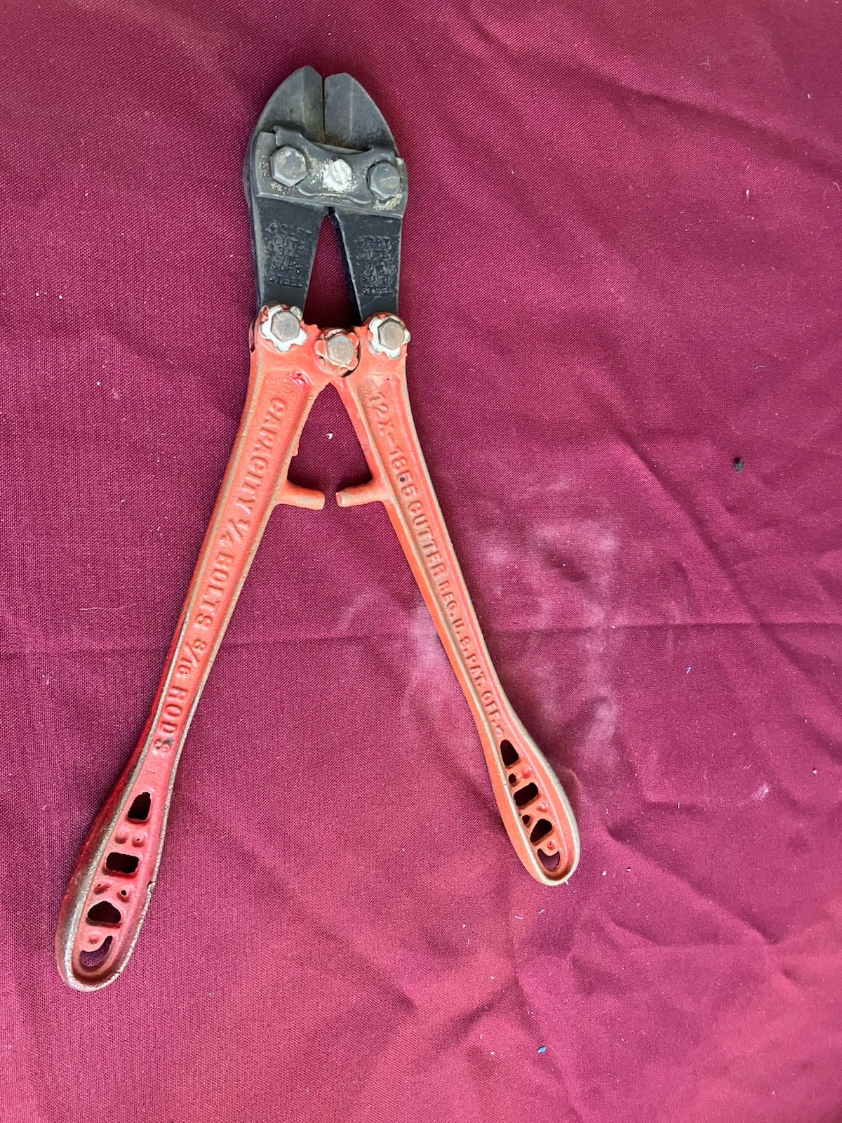 Vintage H K Porter Inc 12x - 1855 Cutters 1/4 Bolts  3/16 Rods USA Everett Mass