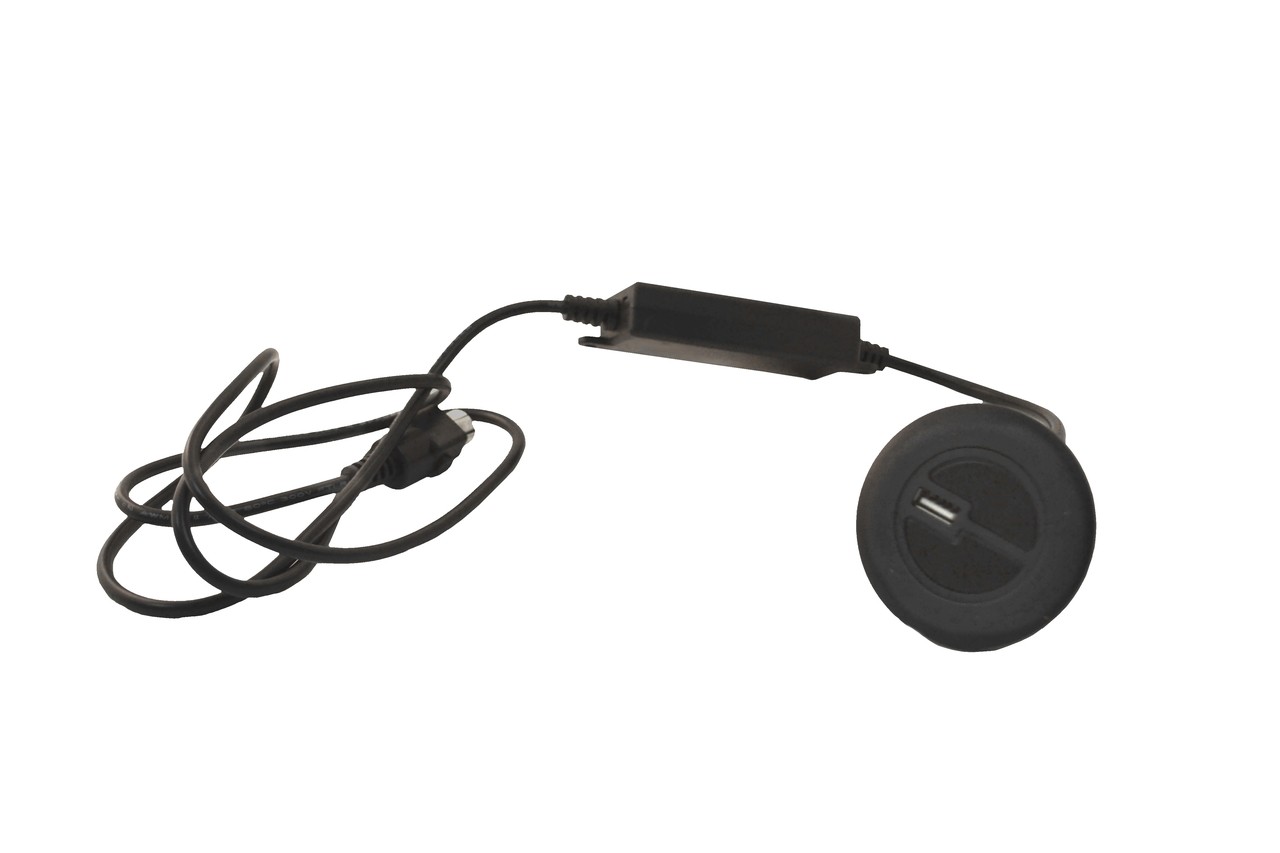 KD Power Two Button Hand Control Round With Blue LED Back Light USB