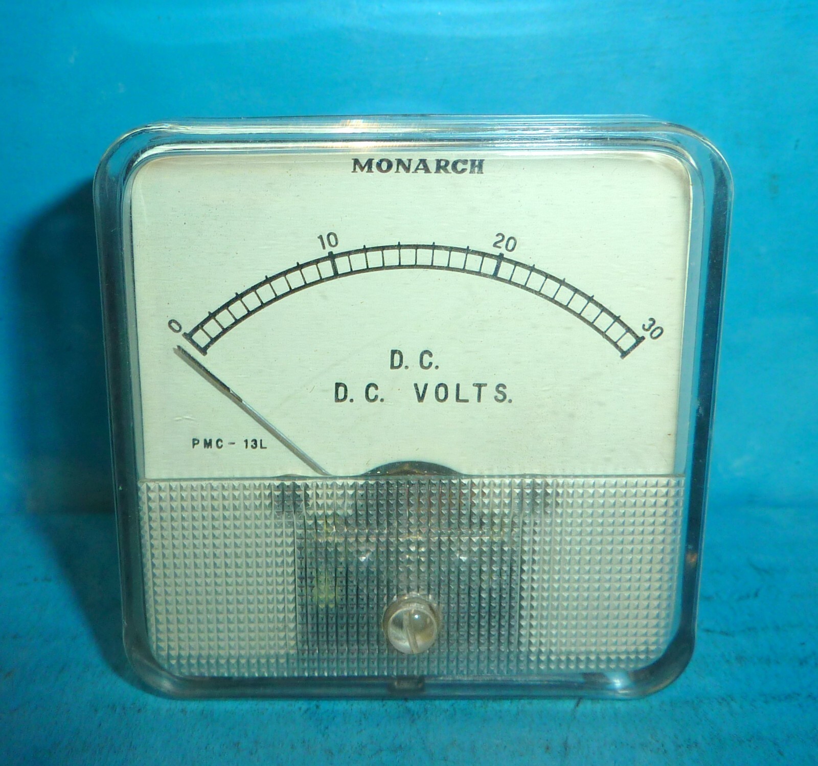 Monarch PMC-13L Voltmeter 0-30VDC Panel Meter NOS/NIB