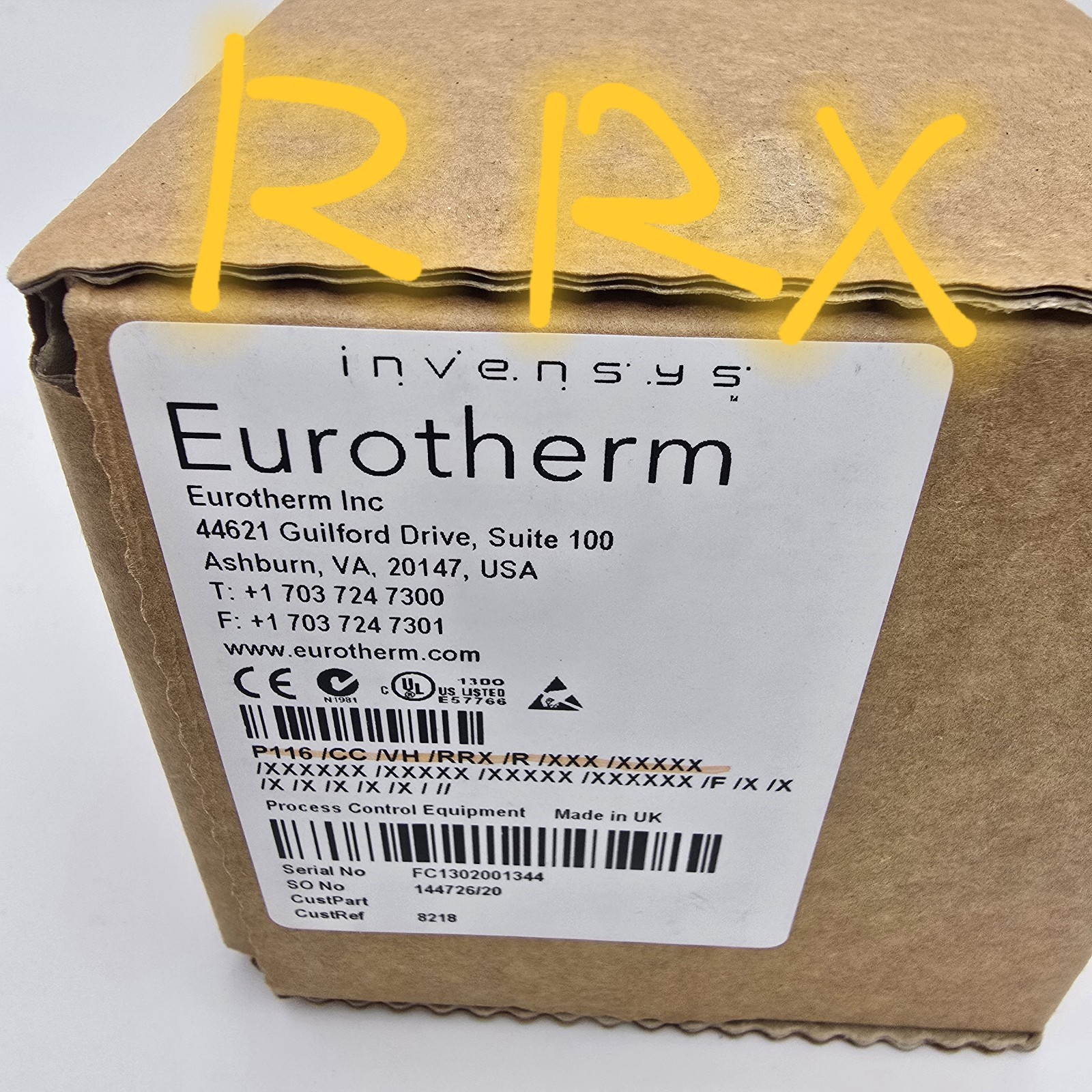 NEW Eurotherm P116 CC/VH/RRX/R/XXX/ Temperature Controller