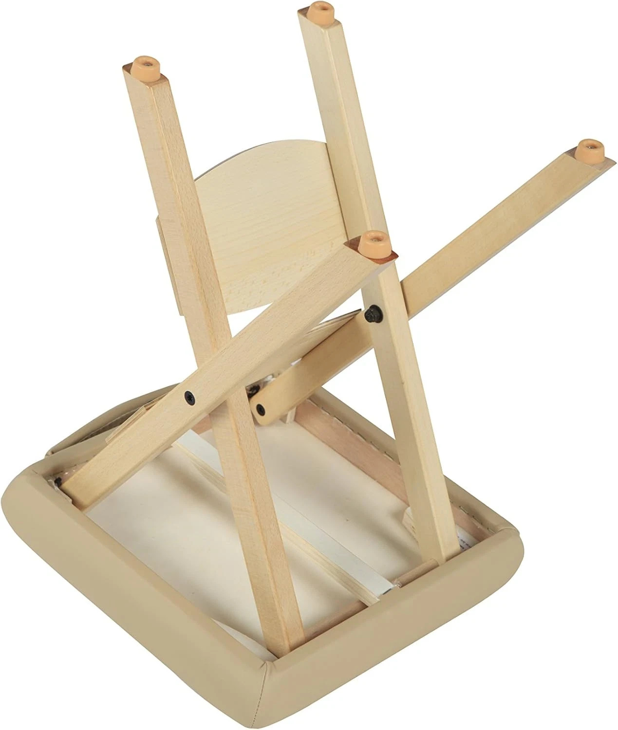 Master Massage Tables Lightweight Wooden Handy Folding Massage Stool
