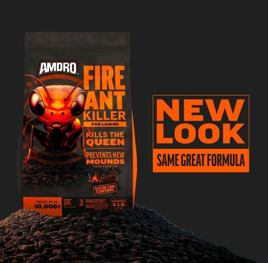 AMDRO Fire Ant Killer 5 Lbs. 10,000 sq. ft. Outdoor Granule Bait for Lawns, Ants