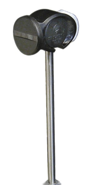 Slug Slg-Power Head Standard Stainless Steel Black Head