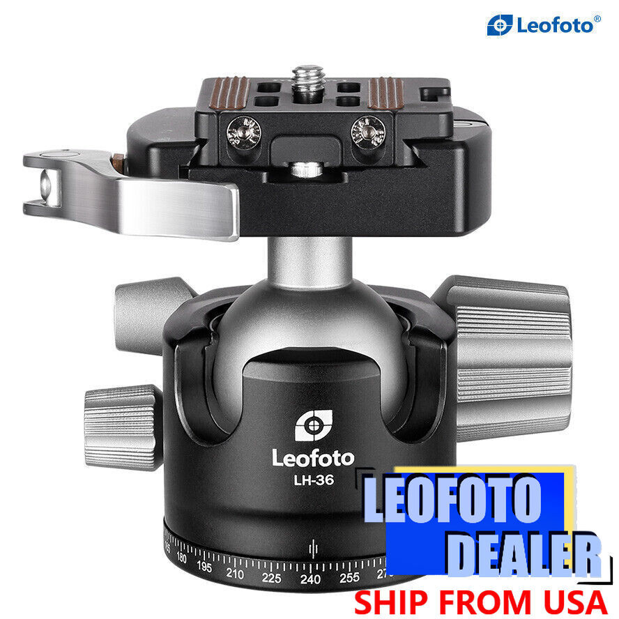 Leofoto LH-36LR Ball Head with LR-50 Lever Release Clamp | Arca