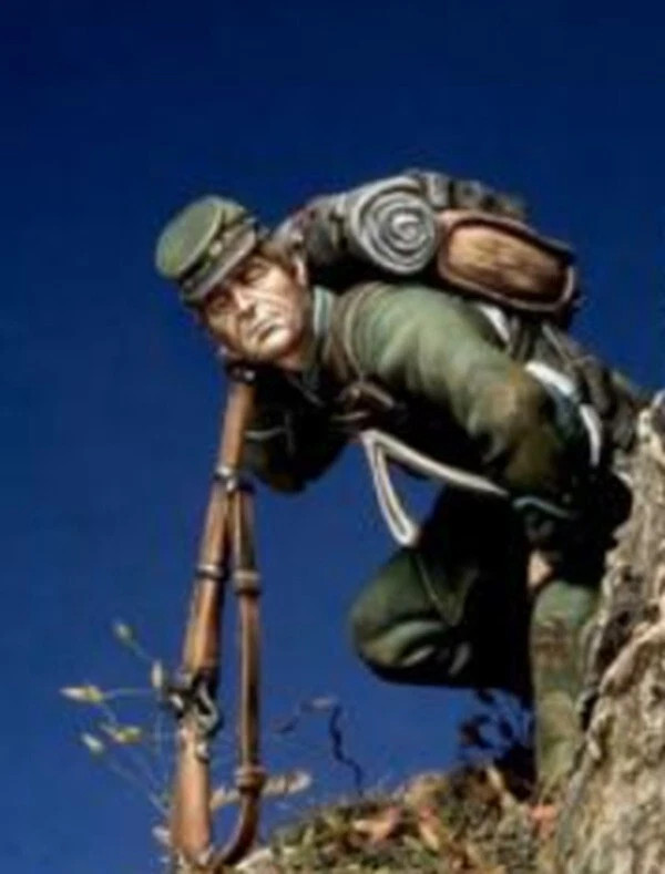 1/32 Resin Figure Model Kit Union Gunner Soldier American Civil War Unpainted