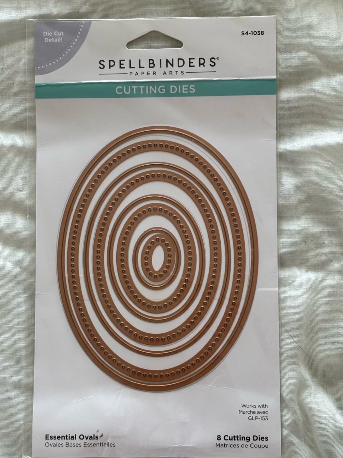 Spellbinders ESSENTIALS OVALS Cutting Dies- 8 Cutting Dies