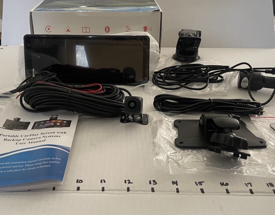 Wireless Car Play with 4K Dash Cam
