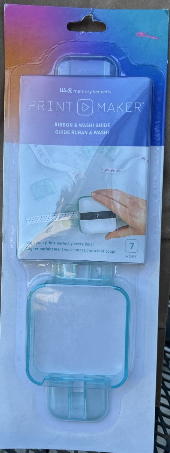 We R Memory Keepers Print Maker Guide for Alignment 6” Ribbon And Washi Guide