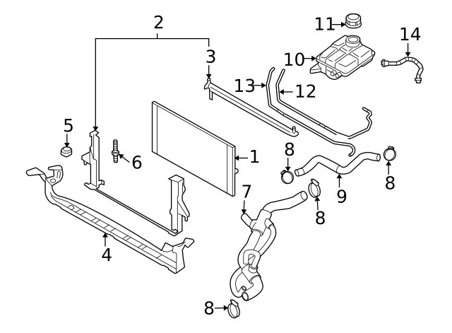 Genuine Volvo Hose Clamp 988027