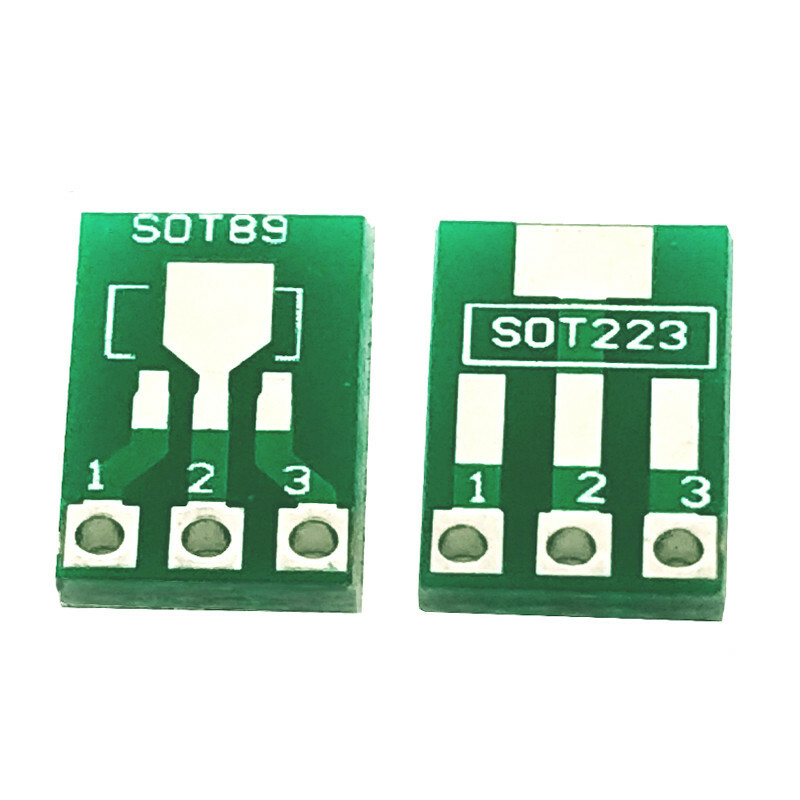 20pcs SOT-89 SOT-223 to DIP PCB Transfer Board DIP Pin Board Pitch