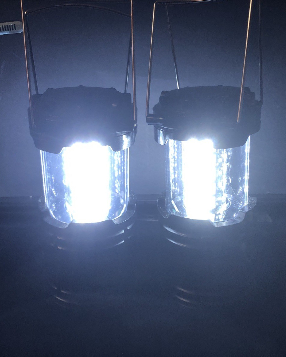 Two Vont DLCLL002 LED External Camping Lantern - includes batteries