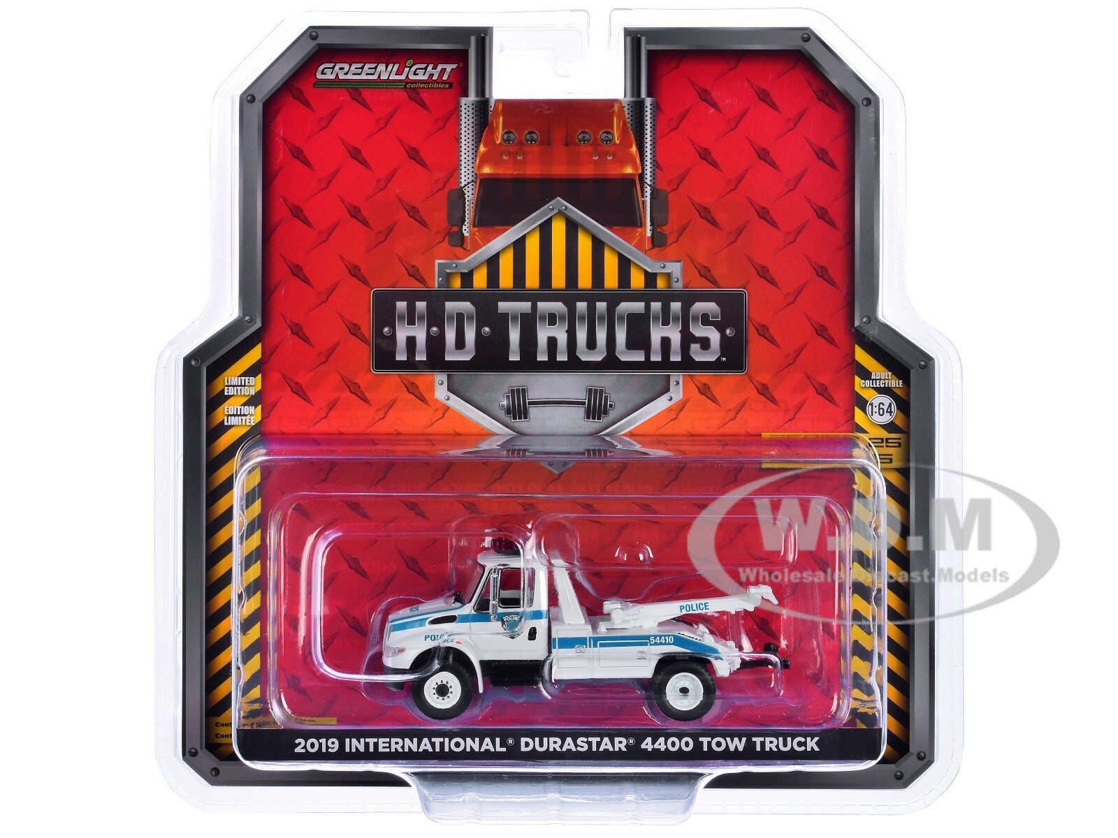 2019 INTERNATIONAL DURASTAR 4400 TOW TRUCK NY/NJ POLICE 1/64 GREENLIGHT 33250 A