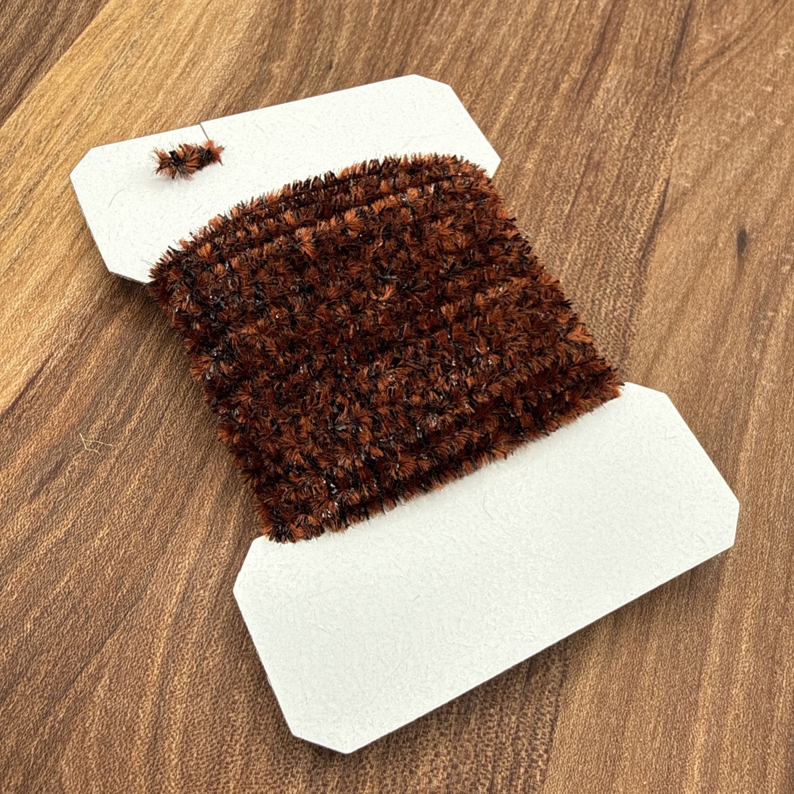 Variegated Tinsel Chenille - Medium / Brown/Black
